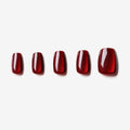 faux ongles ballerine rouge rubis cat eye Elle est l'Instant – Soimea
