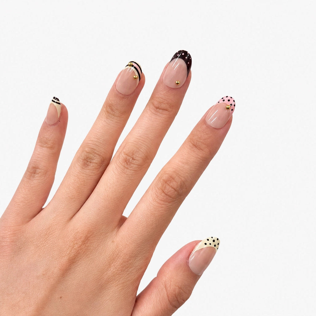 Confetti - faux ongles press-on gel souple SOIMEA Paris