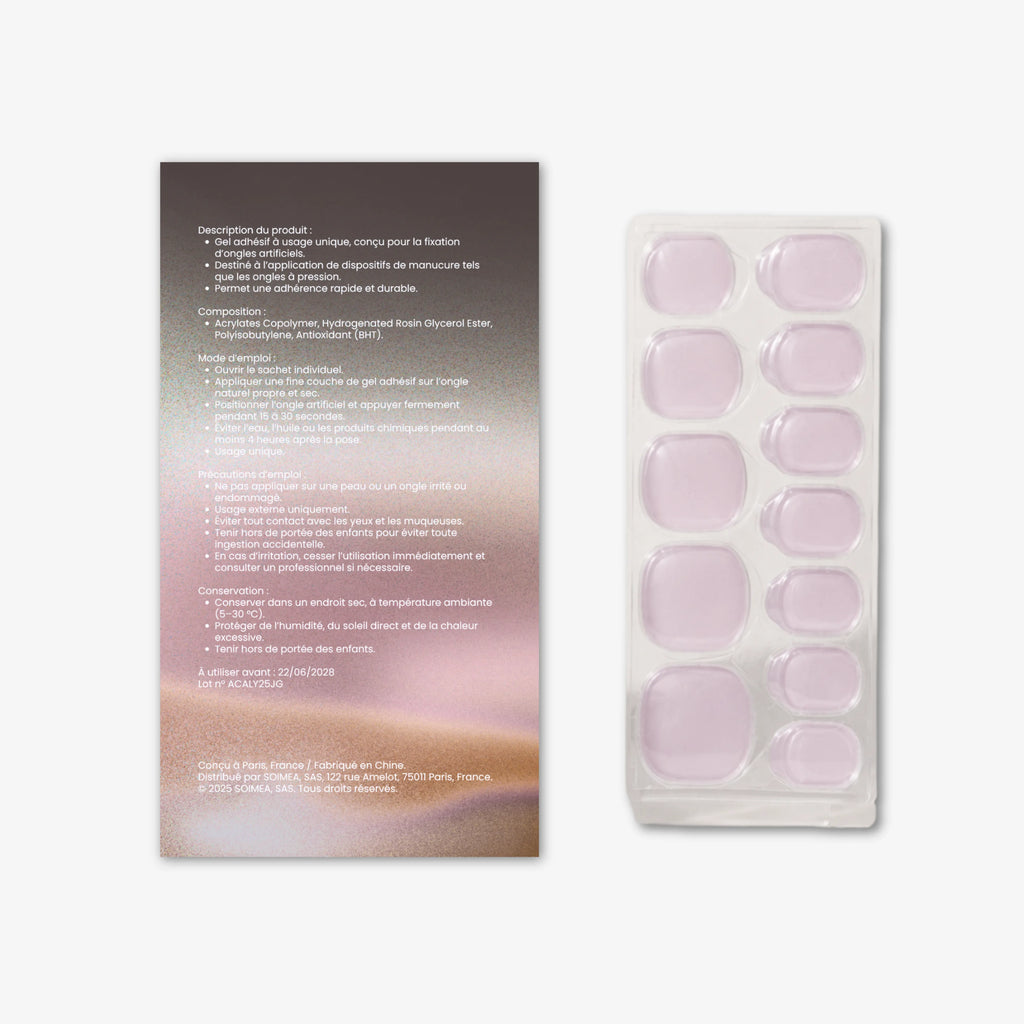 Gel Pads 2.0 - faux ongles press-on gel souple SOIMEA Paris