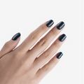 La Mystérieuse faux ongles vert turquoise bleu carré arrondi court laqué – Soimea